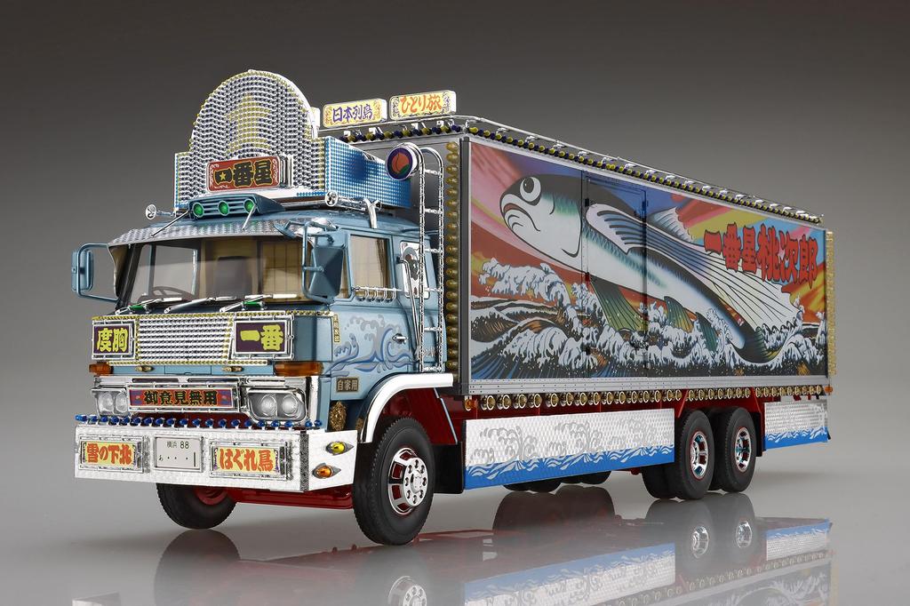 Aoshima Bunka Kyozaisha Truck Yaro Series Ichibanboshi Hot Air 5000km Plastic Model 1/32 No.2