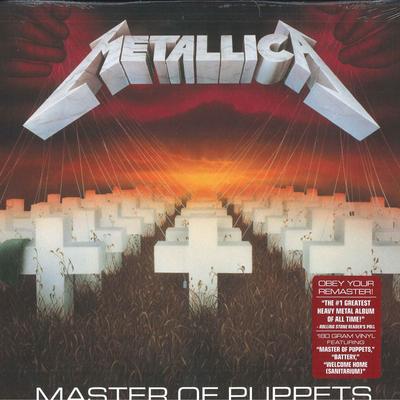 Hanglemez METALLICA  Master Of Puppets 180g BLCKND005R1 Blackened 2017 Amerikai Rock