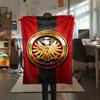 1pz Coperta in Flanella con Stampa Eintracht Frankfurt, Alta qualità Confortevole per Tutte le Stagioni, Decorazione per la Casa, Calore e Comfort, Perfetta per Regali di Natale36