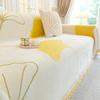 Feiyang Sofa Towel, Ginkgo Biloba Pastoral Simple Sofa Cover, Sofa Cover, Amazon Non-slip Sofa Cover