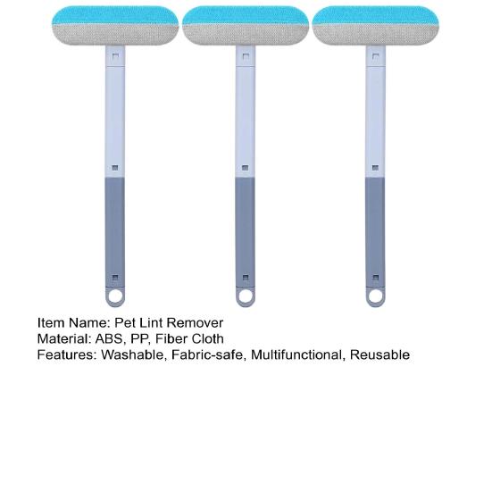 Pet Lint Remover 4 In 1 Fabric-Safe Dog Hair Remover Brush Carpet Scraper Washable Lint Cleaner Gentle On Furniture for Dog Cat Hair