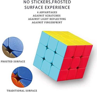 3x3x3 No  Sticker  Speed  Cube Improve Concentration Responsiveness Memory Educational Jigsaw Puzzle (35mm)