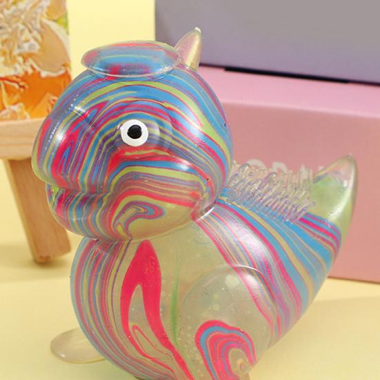 Dinosaur Squeeze Toy Slow-Rising TPR Fidget for Stress Relief Cute Soft Decompression Gadget for Students Adults