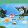 Cartoon Marine Animal Resin Miniatures Cute Ocean Creatures Figurines