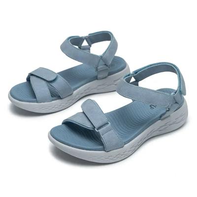 Sandale cu platformă și pană la modă Femei Retro Talpă moale Sandale sport britanice Femei Talpă groasă Respirabile Pantofi confortabili 2024