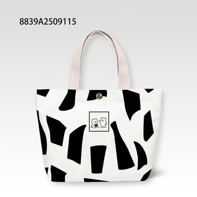 Little Bear Women's Versatile Canvas Tote Lunch Bag