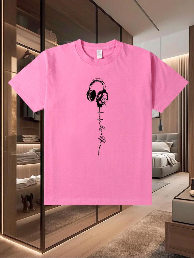 Pure Cotton 2025 New Men's T - Shirts  Fashionable and Relaxed Summer Tops