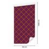 Burgundy and Red Halloween Checkered Wallpaper for Living Room and Bedroom 50x1000