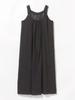 Beams Heart Kang Long Dress One Size Women's O/D OP25S, Black,