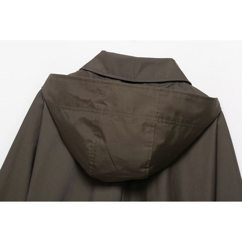 Kaslead New Women Clothes Western Style Versitile Fashion Simple Waterproof Trench Coat Outerwear 0548242