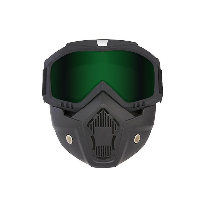 Dustproof Motocross Glasses Adjustable Motorcycle Goggles Breathable Full Face Protective Motorbike Dirt Bike Off-road Mask