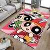 Powerpuff Girls Adventure Carpet For Playroom Bedroom Living Room Sofa Home Decorkids Game Area Rug Nonslip Floor Mat