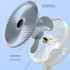 Ventilator electric portabil cu clemă de mână, 3 viteze, USB, reîncărcabil, ventilator de răcire fără fir pentru birou de birou de camping
