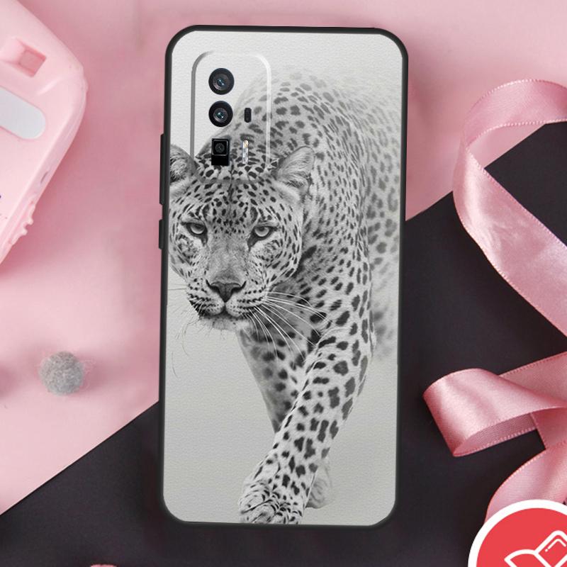 Leopard Tiger Lion Animal Case For Xiaomi 13 14 Ultra 11T 12T 13T Pro 12 Lite POCO X6 Pro F5 M6 X5 X3 F3 M5s F6 Cover