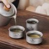 Boundless Voyage Titanium Sake Perfect for Hot and Outdoor Activities of Cups, 30ml, Ultra-Lightweight, Double-Walled, Stylish, Camping, Sake, Sake,