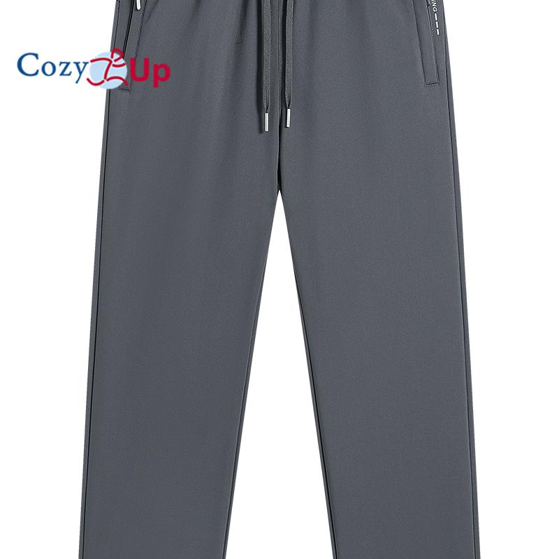 Cozy Up Men Winter Pants Snow Pants Fleece Lined Water Resistant  Zip Pockets