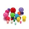 10-200pcs Mixed Acrylic Plastic Smooth Round Ball Spacer Beads 6 8 10 12MM Pick Size For Jewelry Making Accessories