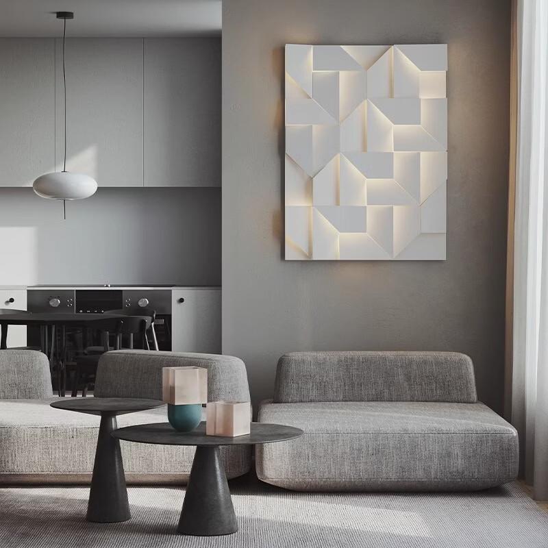Nordic Geometric Art Wall Lamp
