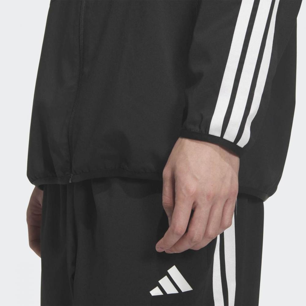 Adidas 3 Stripe Regular Fit Light Woven Track Top Kr8907