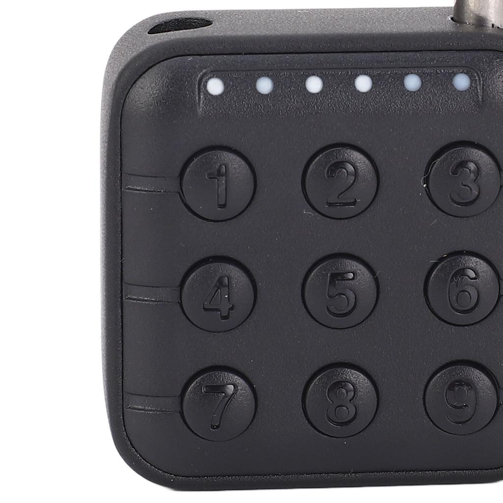 6 Digit Heavy Combination Lock Zinc Alloy Water Resistant Theft Proof Digital Keyless Password Locker Lock for Gym School Garage