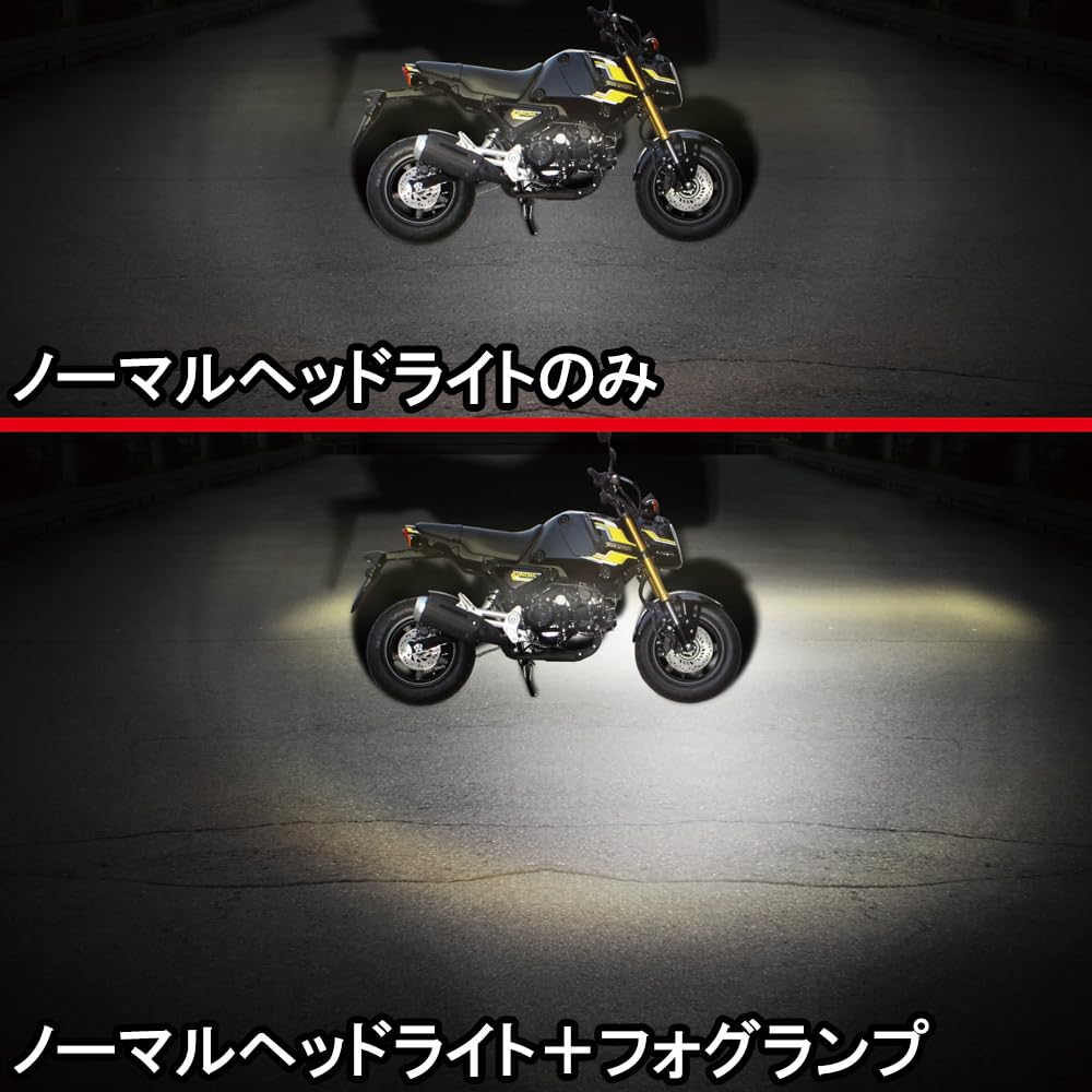 Special Parts Takekawa LED Fog Light Kit (Cut Line/10W/1 Light), Super Cub 50 (AA09), Super Cub 110 (JA44/JA59)