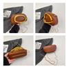 Ladies' Detachable Chain Shoulder Strap Bag -Gold Metallic PVC Banquet Handbag with Magnetic Closure Design, Simple and Fashionable Commuter Party Use