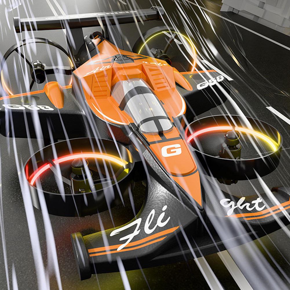 2 in 1 Mini Drone Air-Ground Flying Aircarft Dual Mode Quadcopter Racing Car Professional RC Car Children Toys Kids Adult Gifts