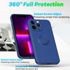 Magnetic Soft Silicone Phone Case For For Iphone 15 13 14 11 12 Pro Max XS XR 8 7 15 Plus SE  Full With Ring Holder Stand Cover