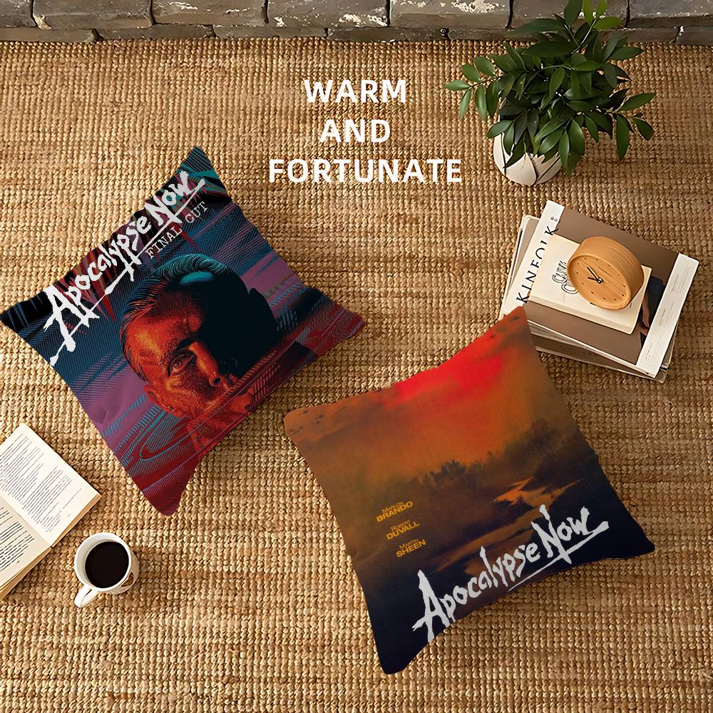 Apocalypse Now Movie Pillow Covers Cartoon Sofa Decorative Home Double-sided Printing Short Plush Cute Cushion Cover