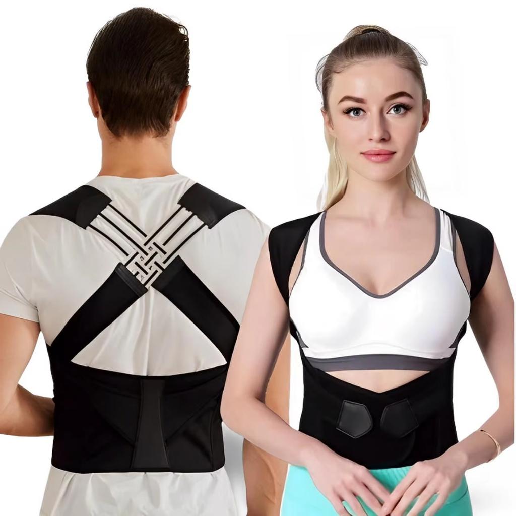 Anti-hunchback Corrector Posture Back Brace Adjustable Back Support Strap Elastic Back Correction Suitable for Men and Women