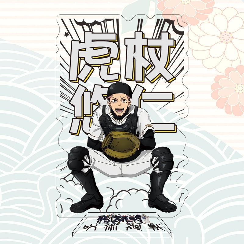 Cartoon Anime Jujutsu Kaisen Figures Acrylic Stand Manga Gojo Satoru Figurines Garage Kits GK Ornaments Decoration Plaything