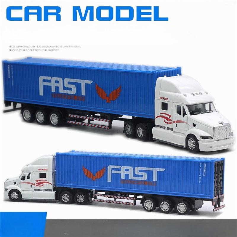 1/48 Big Size Container Truck Removable Windup Toy Children Gift