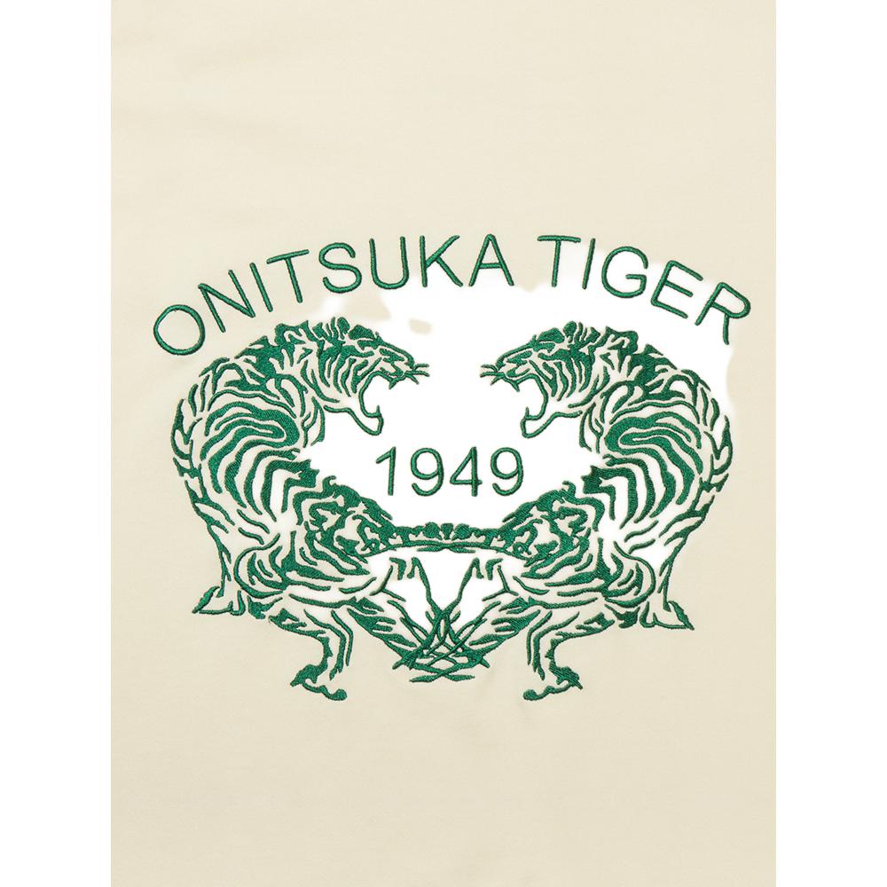 Onitsuka Tiger FW24 Sweater Top Series Logo Round Neck Pullover Long Sleeve Sweatshirt Men sweatshirt Off-White 2183B406-700