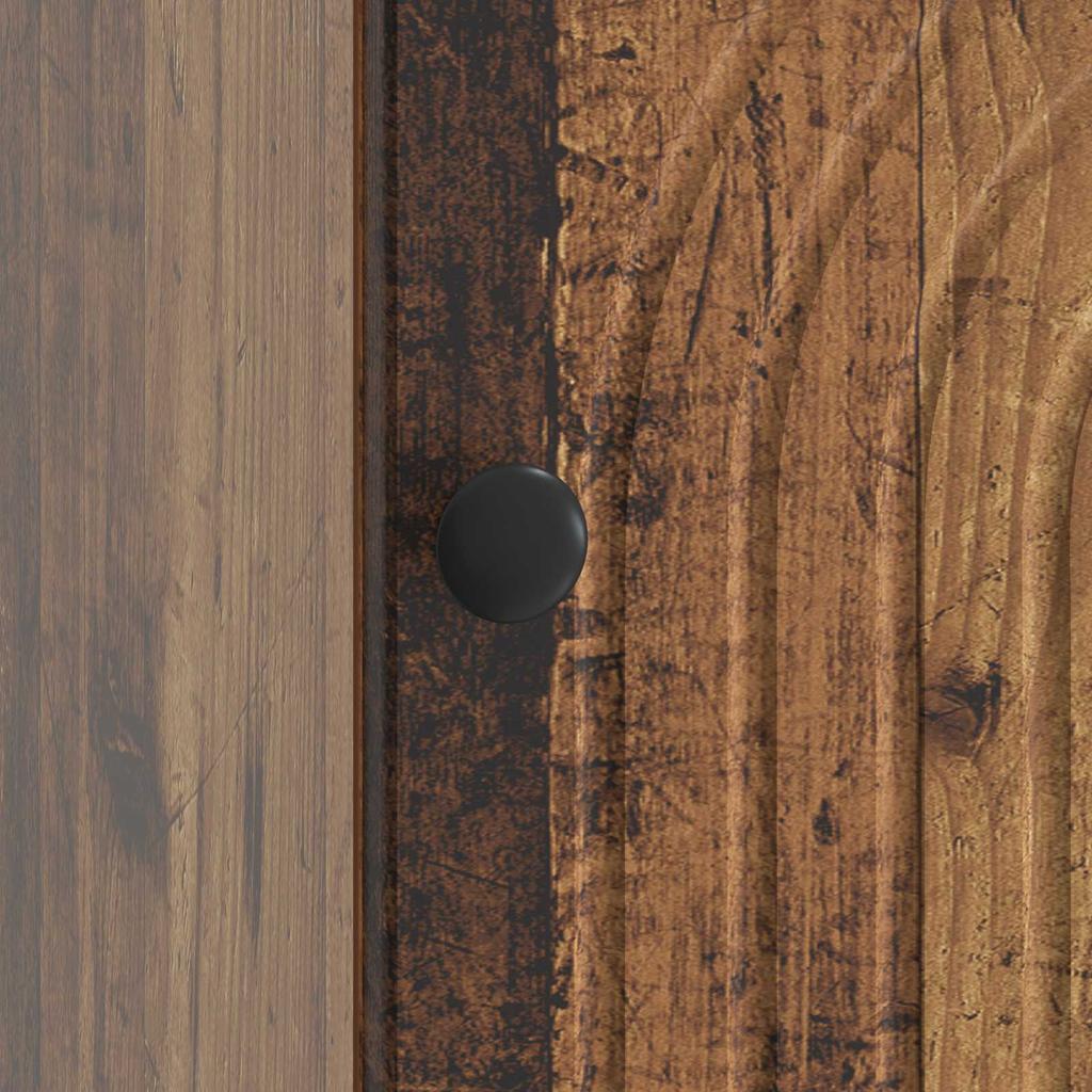 Nightstand Reclaimed Wood Look 43 x 34.5 x 50 cm Engineered Wood