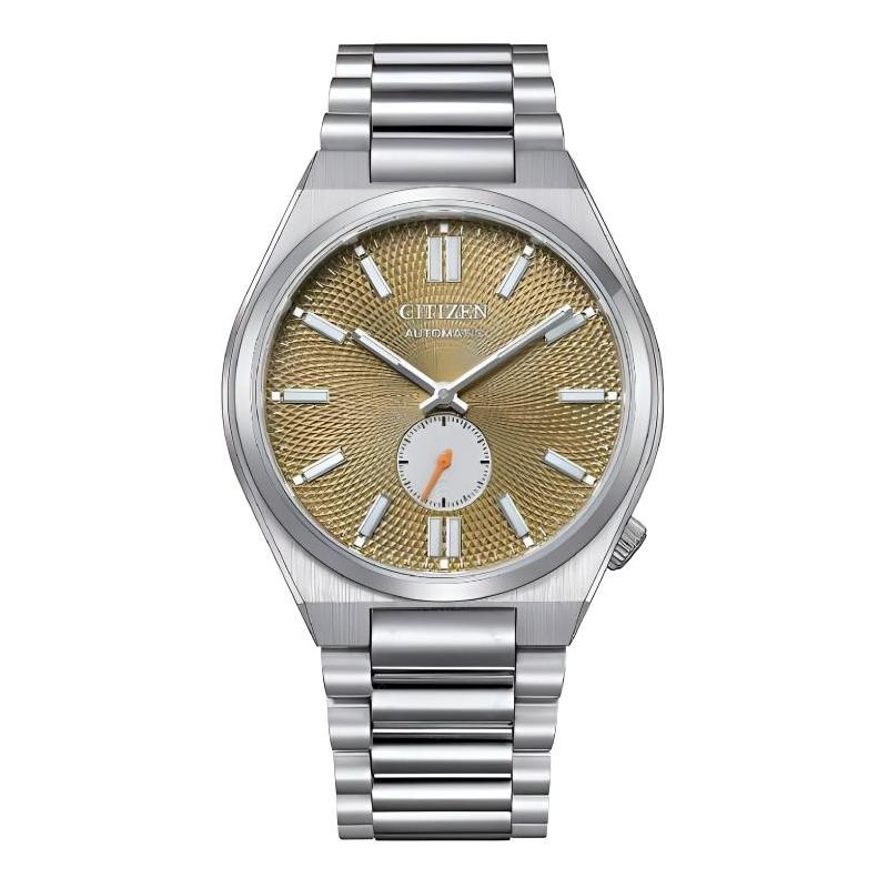 

CITIZEN TSUYOSA series 50 meters waterproof Automatic Steel Strap men s watch green dial NK5010-51X синій