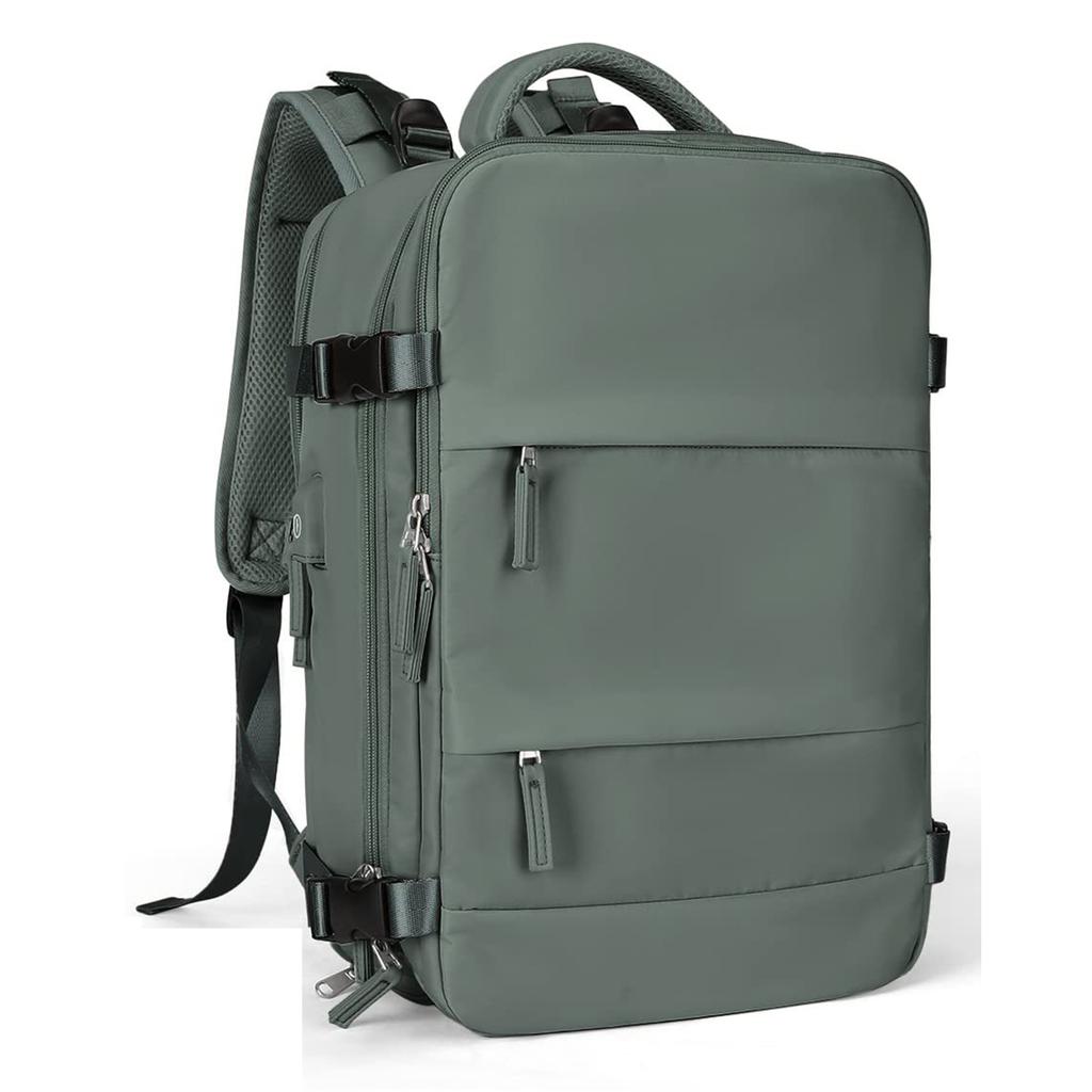 Unisex Large-Capacity Waterproof Backpack,Laptop Bag with USB Charging, Shoe Compartment, Wet & Dry Separation, Anti-Theft & Lightweight