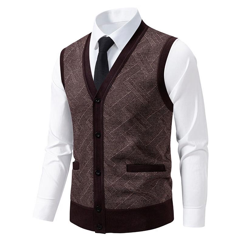 TUCANO Men's V-Neck Cardigan Vest