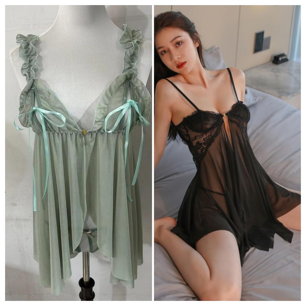 Sexy pajamas women's pure desire lace ice silk underwear mood high-end suspender nightdress 2026 new loungewear