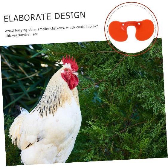 100pcs Chicken Peepers Pecking Eye for Hens and Poultry Chicken Pet Supplies to Prevent Pecking Hen Peepers Blinders