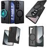 Top Grade Clear Matte Hard PC Magnetic Full Body Hinge Protection Cell Phone Case for Galaxy Z Fold 7 5G 6 8 Wide Heavy Duty