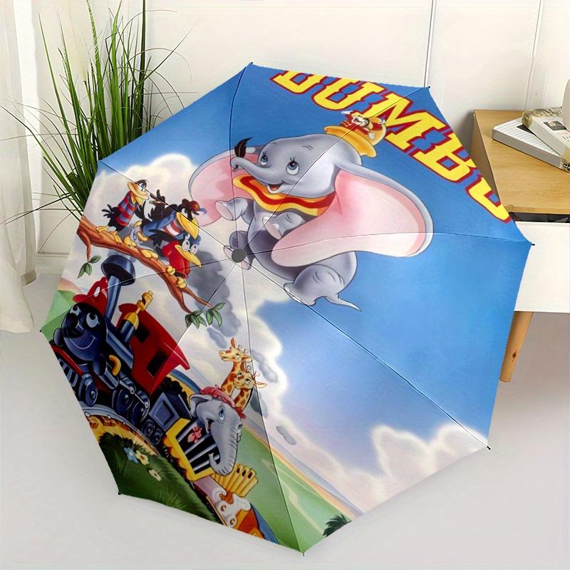 

Disney Cute Dumbo Cartoon Umbrella, Portable 3-Fold Compact Umbrella, Suitable for Camping, Hiking and Travel, Ideal Easter Birthday Gift fo
