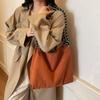 2025 Autumn New Casual Large-capacity Women's Shoulder Bag Popular Corduroy Fashion Simple Underarm Bag Trendy Bag