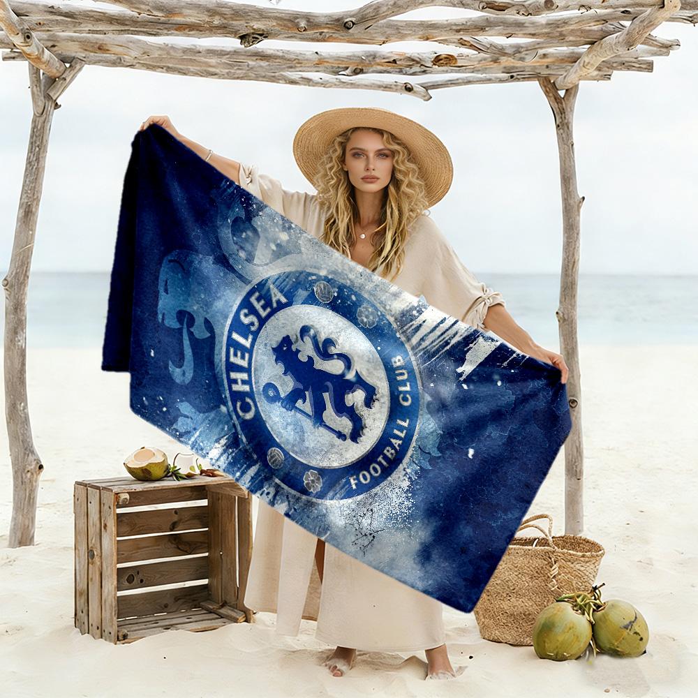 Amore Logo Chelsea Football Club Telo da Spiaggia Super Morbido & Assorbente Confortevole Leggero