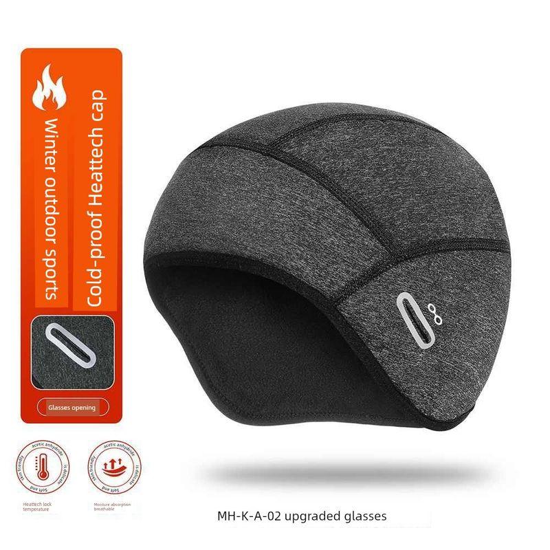 

Зимняя бархатная водонепроницаемая защита ушей, захват, Heattech, лыжная шапка, подкладка для велоспорта, маленькая шапка, головной убор, шлем, Heattech. Ветрозащитный MH-K-A-02 upgraded glasses All yards