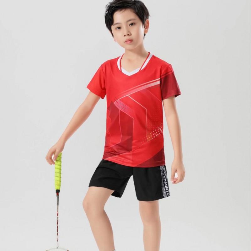 Breathable Sport Jersey Set Badminton Tennis Table Kids Adults Unisex Training Wear