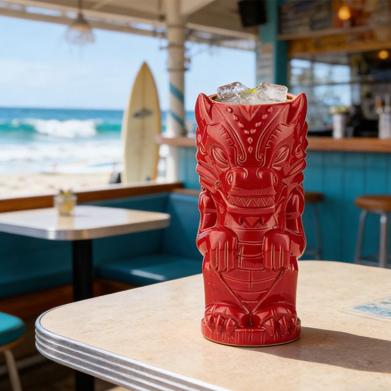 Figurines Desk Decoration Tiki Cup Creative Statue Ornaments Home Accessories Living Room Decoration Home Decoration Accessories
