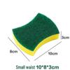 Double-Sided Kitchen Sponge & Scouring Pad for Non-Stick Dishes