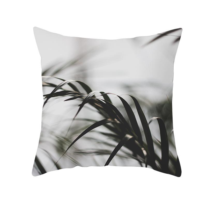 Jasne rośliny tropikalne Letnie artykuły domowe Shopee Dekoracja domu Poszewka na poduszkę z brzoskwiniowej skóry Poduszka