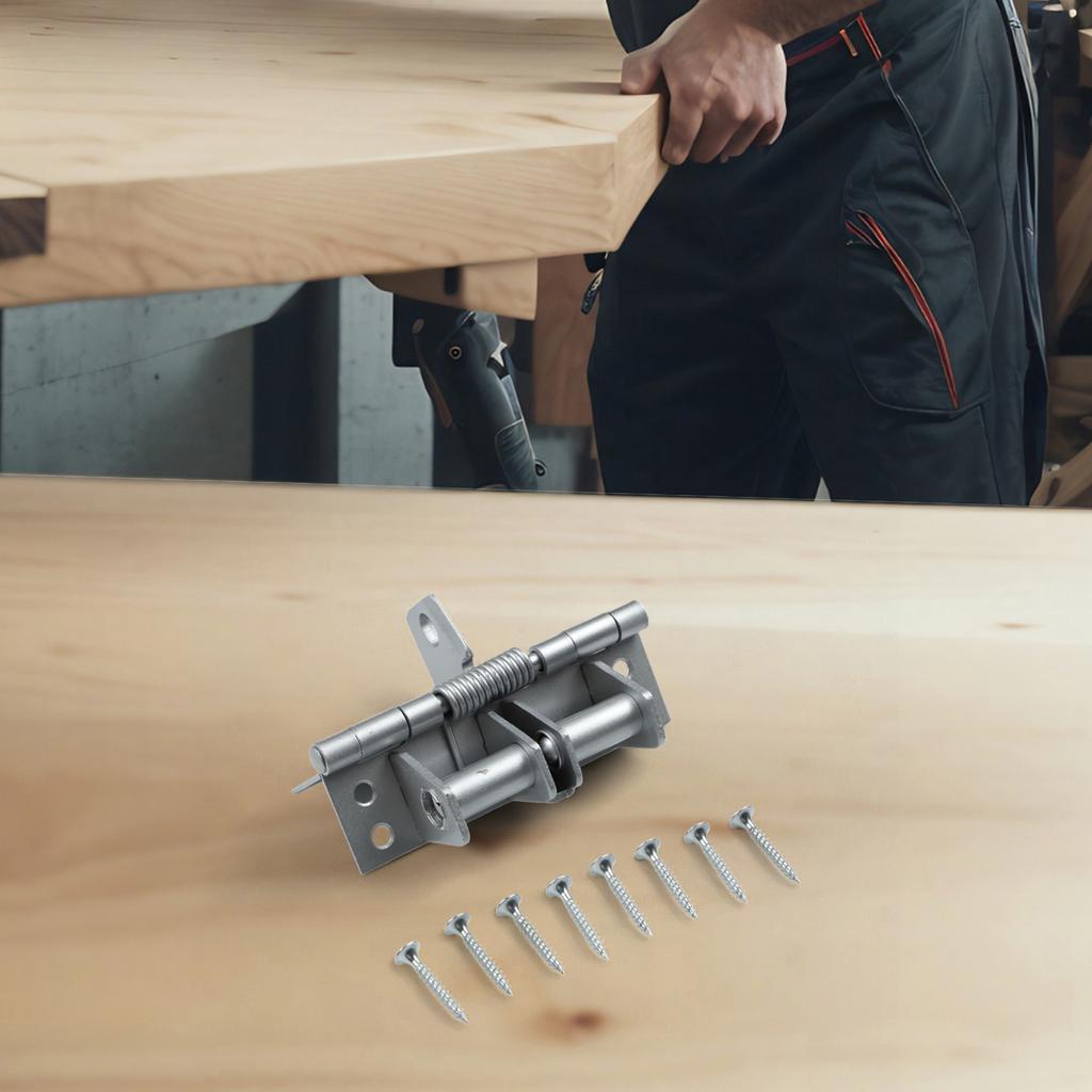 For Automatic Self Closing Doors Spring Hinge Door Closing Hinge Cold Rolled Steel Spring Hinge Wear Resistance Home Improvement