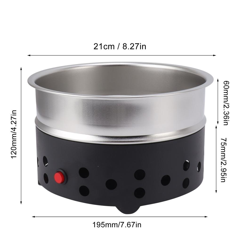 5MM Household Small Coffee Bean Roaster High Suction Stainless Steel Cooler Cooling Plate With Filter  110V/220V